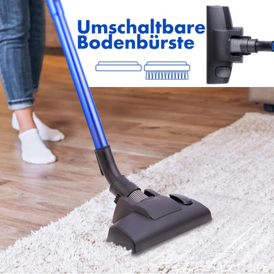 Clatronic® Bodenstaubsauger | Boden- und Handstaubsauger mit energiesparenden 600 Watt | Staubsauger