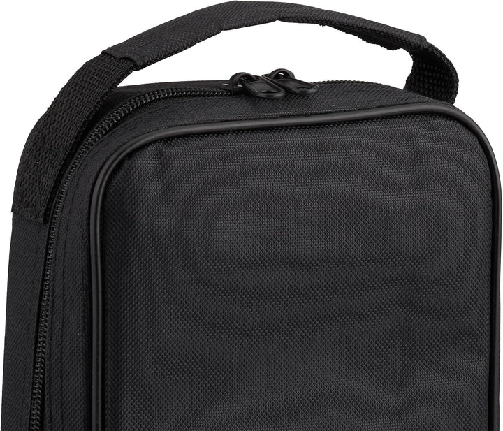 Relaxdays Boule Kugeln, 6 Metall-Kugeln, Set mit Zielkugel & Abstandsmesser, Tragetasche, Boccia Spi
