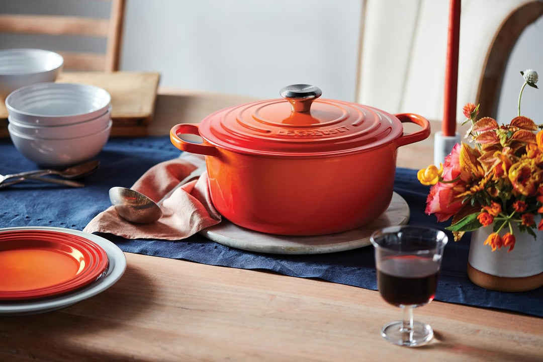 Le Creuset Signature Gusseisen-Bräter mit Deckel, Ø 18 cm, Rund, Für alle Herdarten und Induktion ge