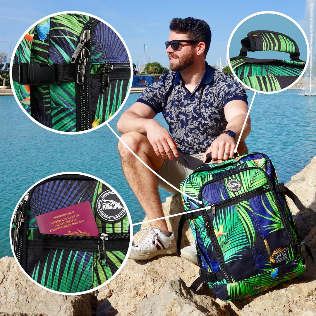 Cabin Max 30L Metz Rucksack - Handgepäck 45 x 36 x 20 cm, mittelgrosser Handgepäckrucksack für Easyj