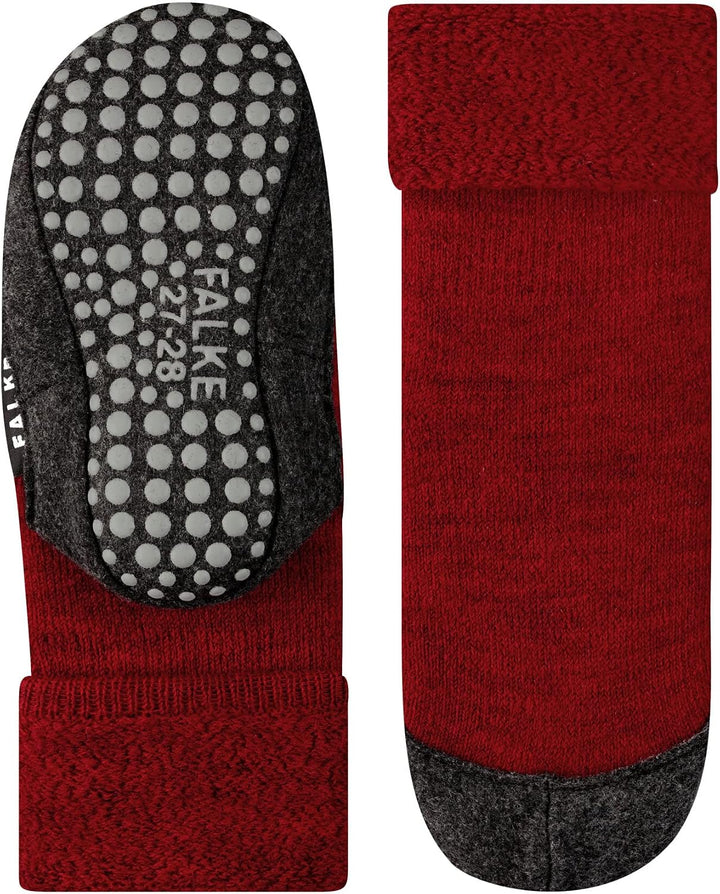 FALKE Unisex Kinder Cosyshoe Minis Haussocken atmungsaktive klimaregulierende geruchshemmende Wolle