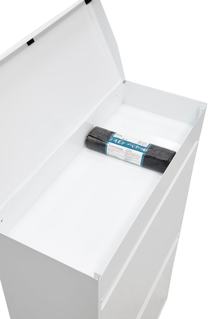 ARREGUI Top CR621-B2 Mülltrennsystem aus Stahl mit Aufbewahrungsbox mit Deckel | 4 Fächer Mülleimer