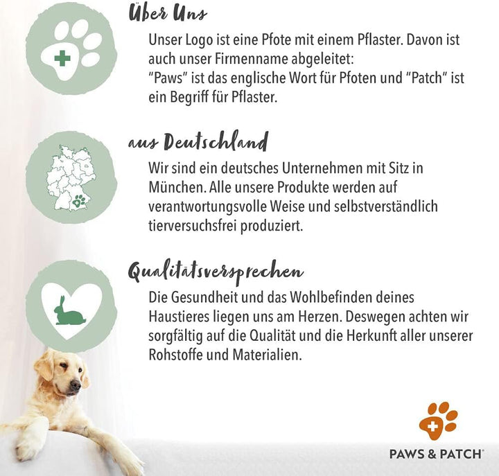 Paws&Patch reines GRÜNLIPPMUSCHEL Pulver für Hunde, Katzen & Pferde 150g plastikfrei I Vollfett-Qual