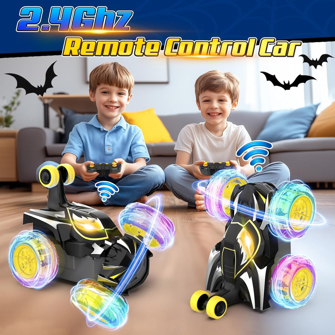 Ferngesteuertes Auto für Kinder 3 4 5 6 7 8 9 10 Jahre, 2,4 GHz Bat RC Autos mit Fernbedienung Monst