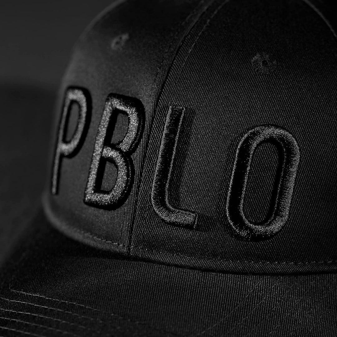 Pablo & Capone Verstellbare Baseballkappe in Schwarz
