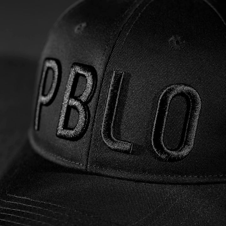 Pablo & Capone Verstellbare Baseballkappe in Schwarz