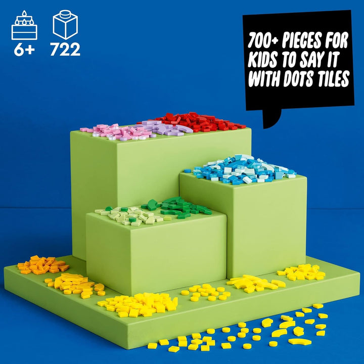 LEGO DOTS Lots of DOTS – Lettering 41950 DIY Craft Kit; Fun Alphabet to Inspire Creative Activities