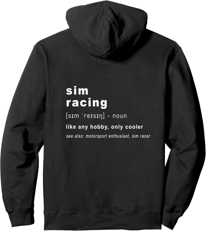 SimRacing - Definition Simracing Gaming und Rennen Pullover Hoodie