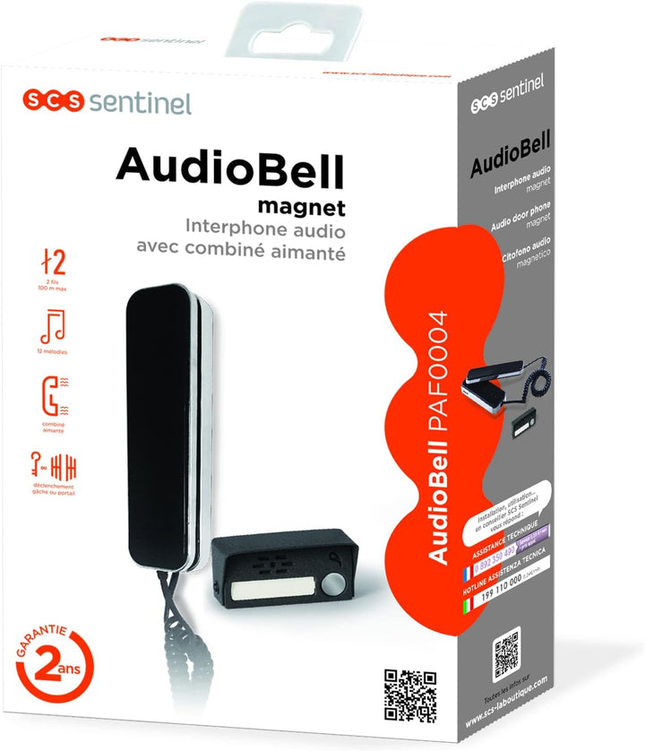 SCS Sentinel - PAF0004-2-Draht Audio Türsprechanlage für Gebäude und Häuser - 1 Türsprechanlage mit