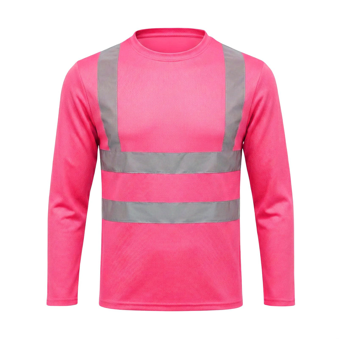 HYCOPROT Warnschutz T-Shirt Warnweste Reflektierend Hochsichtbares Warnweste Warnshirt Atmungsaktiv