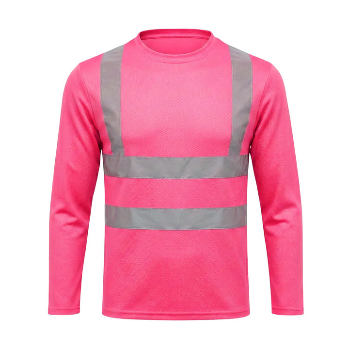 HYCOPROT Warnschutz T-Shirt Warnweste Reflektierend Hochsichtbares Warnweste Warnshirt Atmungsaktiv