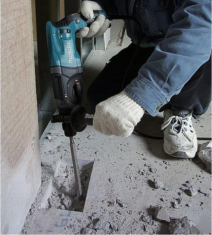 Makita HR2470 Bohrhammer für SDS-PLUS 24 mm Plus-Bohrhammer ohne Bohrerset Türkisblau, Plus-Bohrhamm