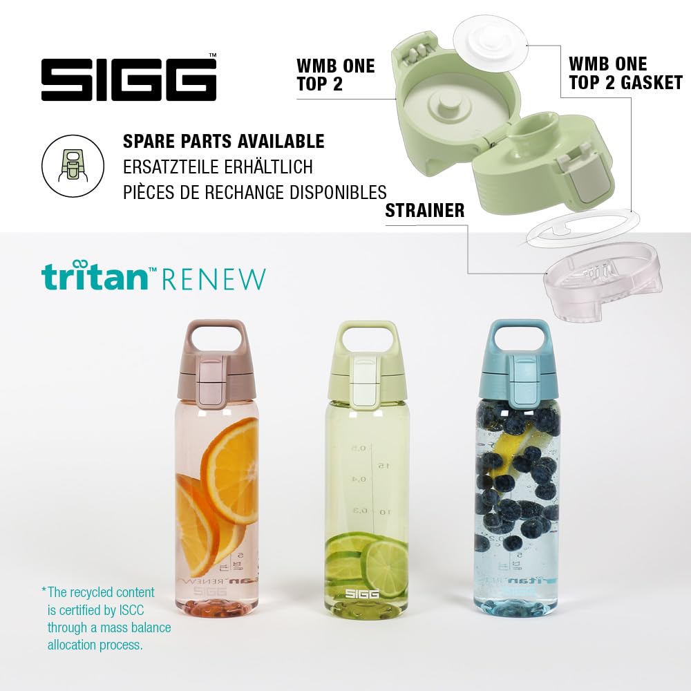 SIGG - Tritan Trinkflasche - Total Color ONE - Für Kohlensäurehaltige Getränke Geeignet - Spülmaschi