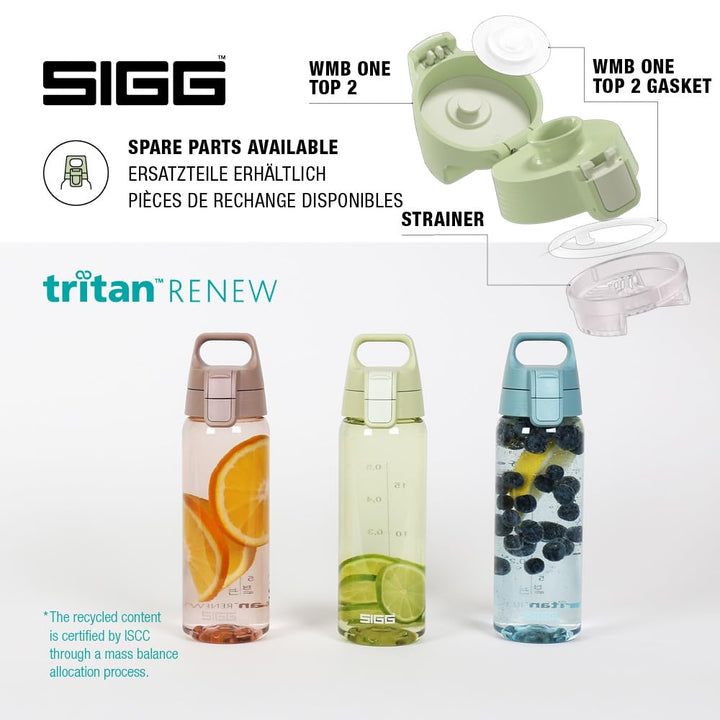 SIGG - Tritan Trinkflasche - Total Color ONE - Für Kohlensäurehaltige Getränke Geeignet - Spülmaschi