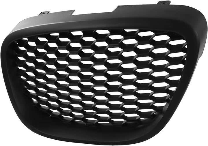 Motorhaube Lüftungsgitter Abdeckung Front Lüftungsgitter Schwarz Matt Front Wabengitter Grill 113300