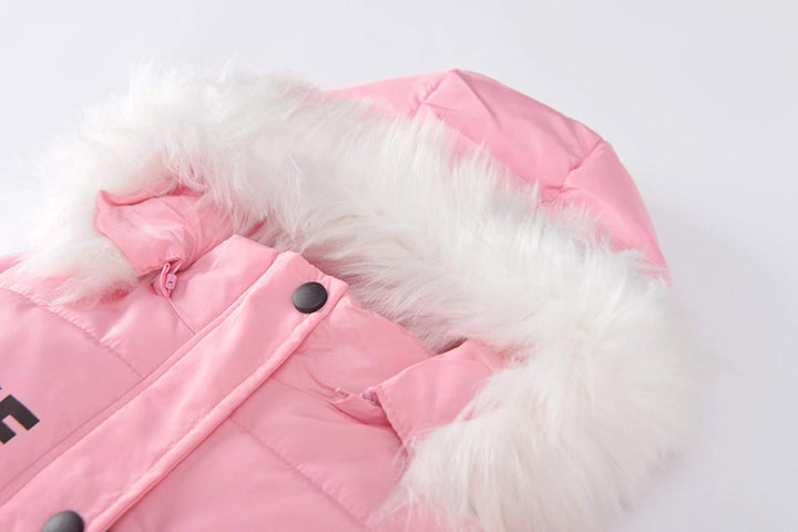 COMIOR Winterjacke Jungen Mädchen Kinder Windbreaker Winterjacke Tops Regenmantel Hooded Jacke Mante