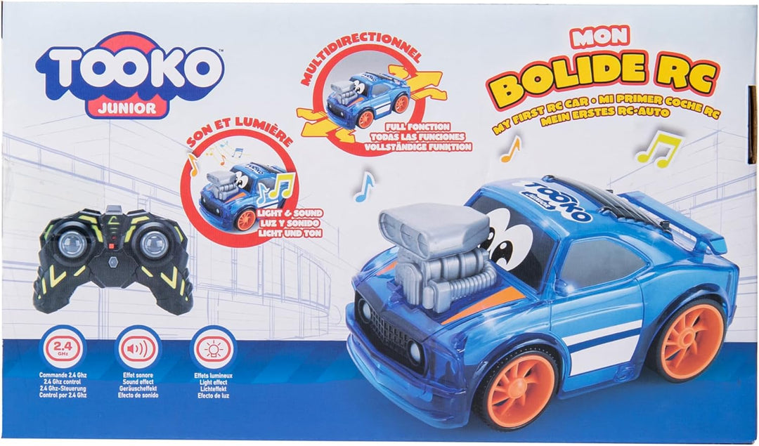 Silverlit - Tooko - Mein RC-Flitzer – Mein Erstes Ferngesteuertes Auto mit Licht und Sound – 2,4-GHz
