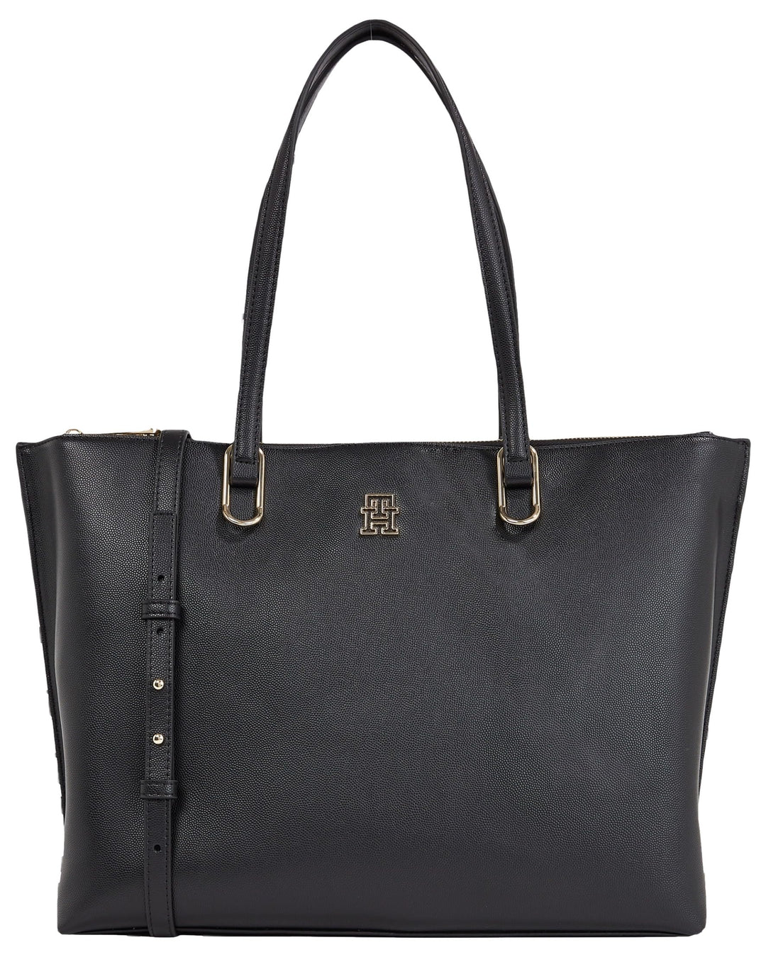 Tommy Hilfiger Damen Th Timeless Workbag Schulranzen Schwarz, Schwarz