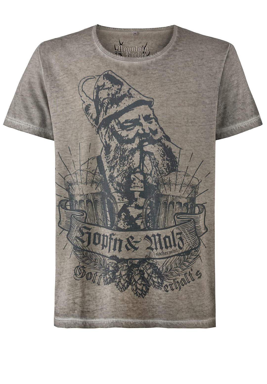 Stockerpoint Herren Ignaz Trachtenshirt S Stein, S Stein