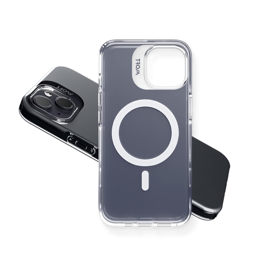 MOFT Starke Magnetische Hülle mit MagSafe, Sturzsicher, Selbstheilender Kratzschutz, Gelb Resistent