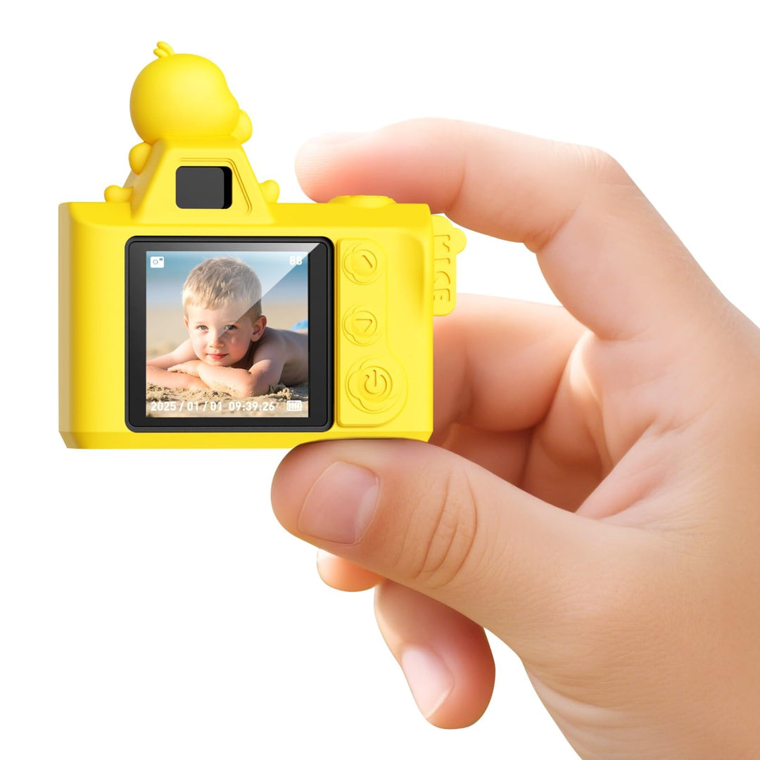 Mini Digitalkamera für Kinder – Maxmango 1,3 Zoll 1080P HD Retro Kamera, 64 GB Süsse Kinder Kamera S