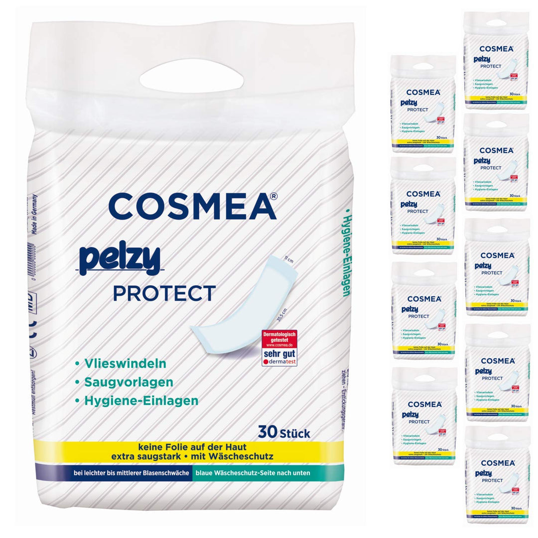 Cosmea Pelzy Protect Vlieswindeln/Saugvorlagen, für Wöchnerrinnen, für die tägliche Pflege Vorteilsp