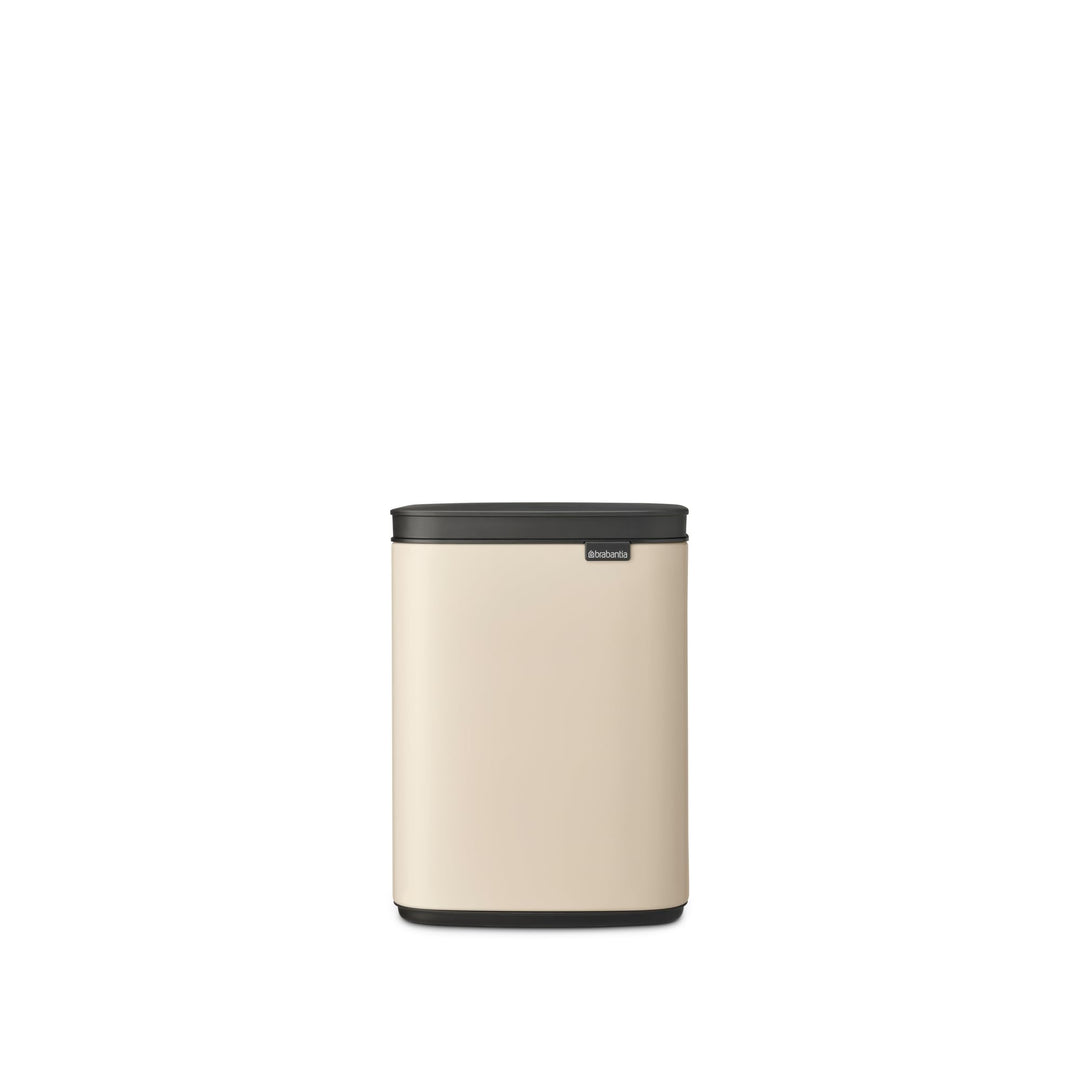 Brabantia Bo Mülleimer 4 l | Kompakter rechteckiger Mülleimer mit Softclose-Deckel, herausnehmbarer