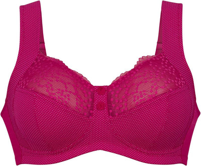 Anita - Orely - Damen - Entlastungs BH ohne Bügel - für grosse Cups 85F Cherry Red, 85F Cherry Red