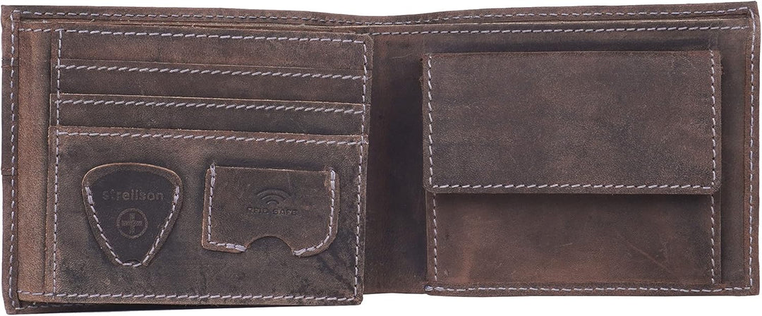 Strellson - herren billfold richmond dawson - Geldbörse - Geldbeutel Dunkelbraun, Dunkelbraun