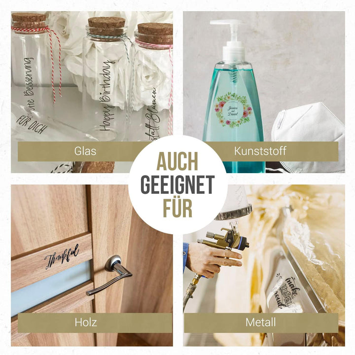 SKULLPAPER® Wasserschiebefolie TRANSPARENT für Laserdrucker - hauchdünn DIY Decal Abziehbild - Nasss