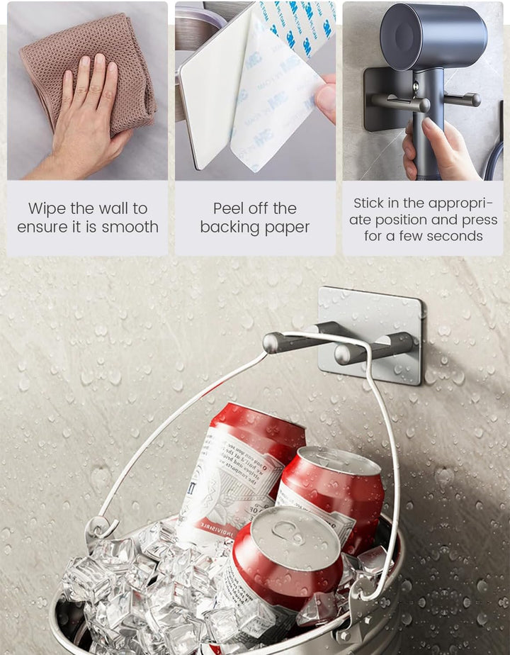 föhn Halterung kompatibel mit Dyson, fön Halterung ohne Bohren kompatibel mit Dyson, wandhalterung k