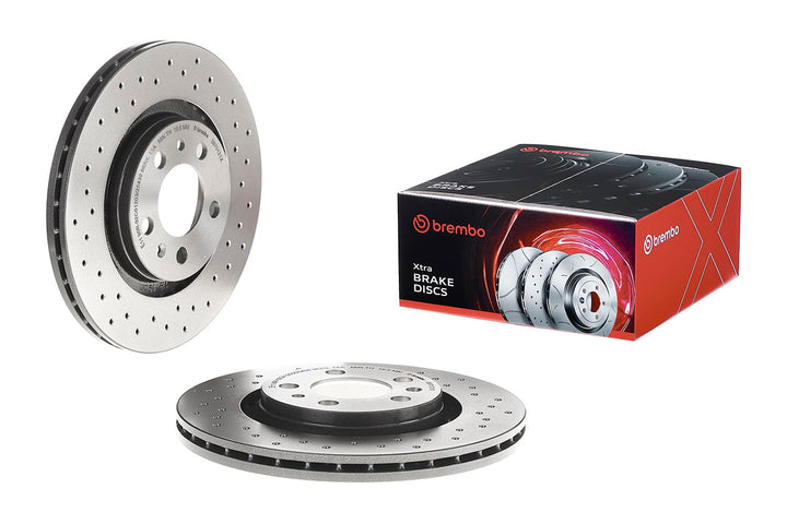 BREMBO 2 Bremsscheiben Bremsscheiben Rotoren 09.7012.1X