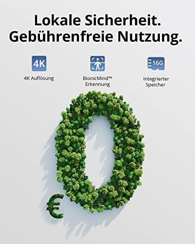 eufy Security S330 eufyCam 3, überwachungskamera aussen, 4K kabellose überwachungskamera solar 2+1 m