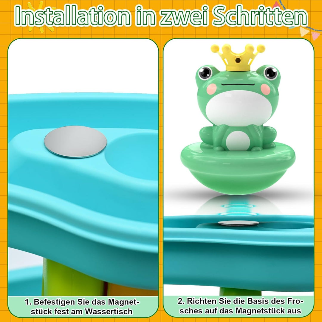 weirtoya Wasserpumpe für Wasserspieltisch Kleinkinder, 2026 Batteriebetriebene Wasserspieltischpumpe