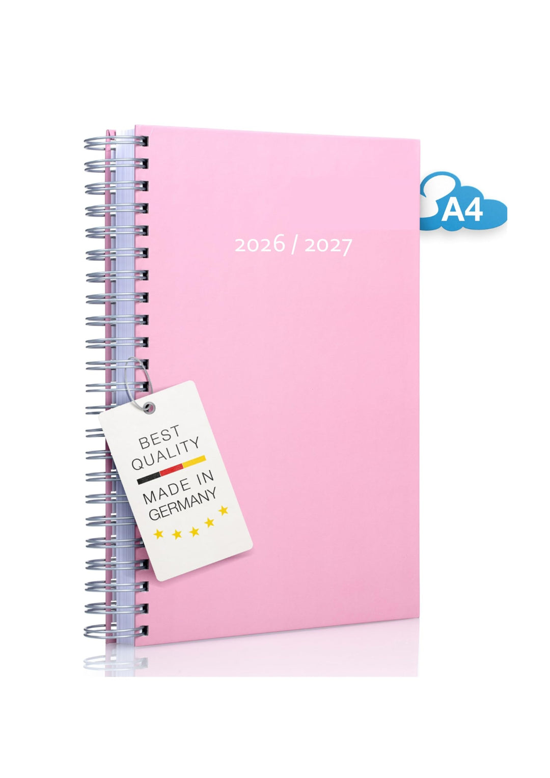 edition cumulus Kalender 2026/2027 DIN A4 – Dicker Tageskalender - August 2026–August 2027, Spiralbi