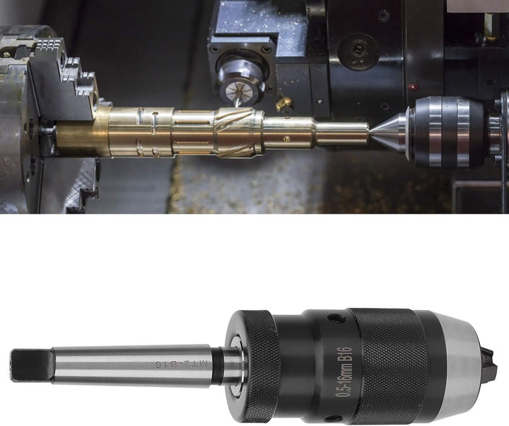 Yosoo Health Gear 0,5-16 mm, MT2‑B16 Schnellspannbohrfutter, Morsekegelfutter, Bohrfutter für Bohrma