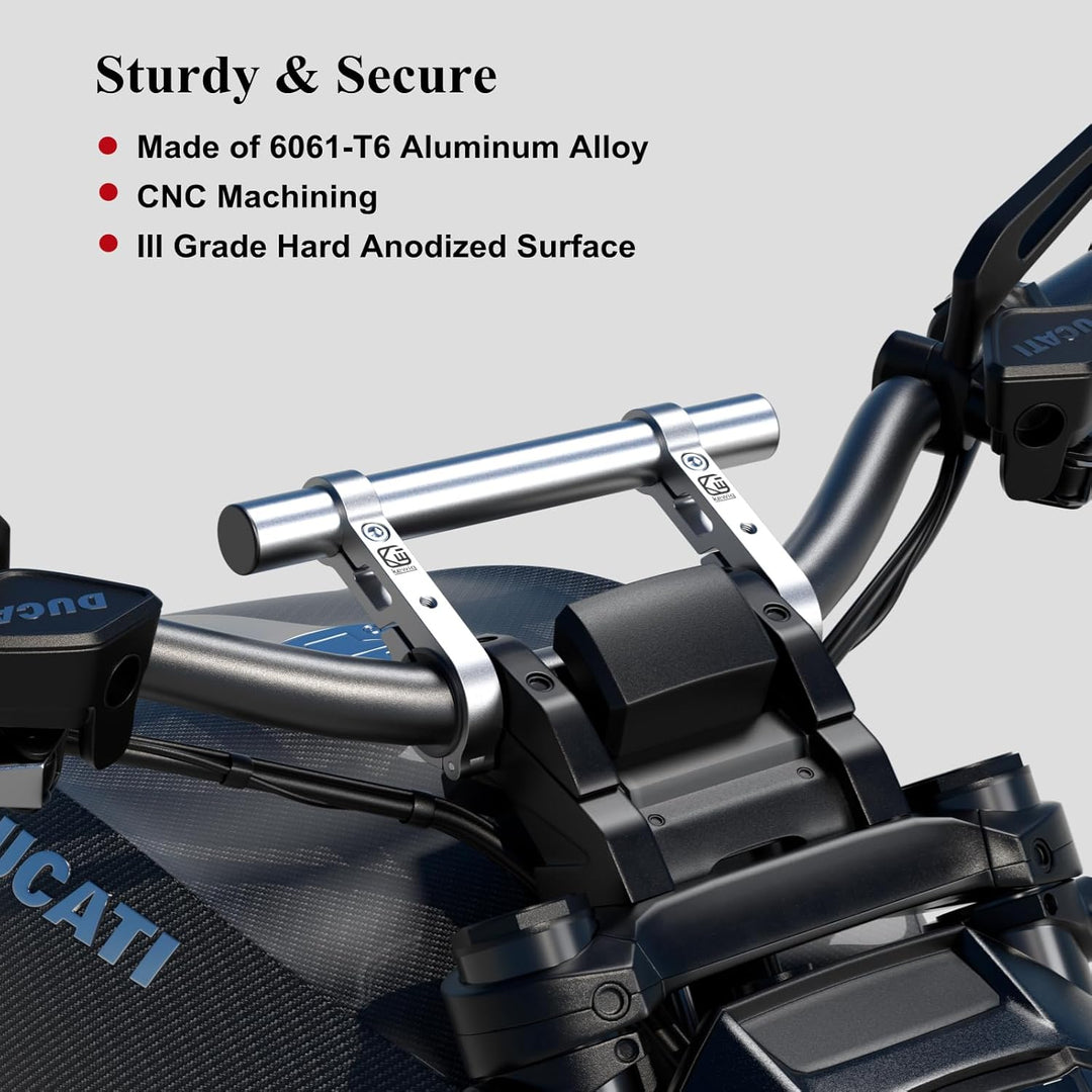 BRCOVAN Aluminiumlegierung Lenker Erweiterung für Fahrrad & Motorrad, Lenkerverlängerung mit Doppelt