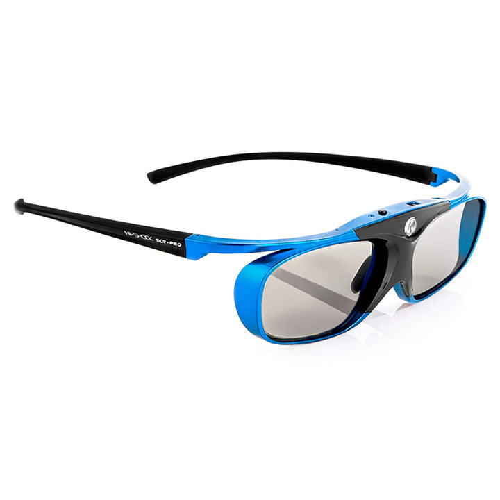 Hi-Shock DLP Pro Blue Heaven | DLP Link 3D Brille kompatibel mit 3D DLP Beamer von Acer, BenQ, Optom