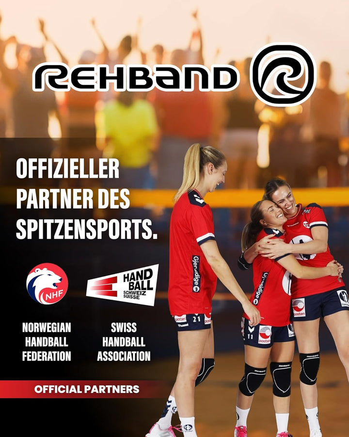 Rehband Knieschützer für Volleyball, Handball &amp; Hallensport, Neopren Knieschoner komfortabel &amp; engan