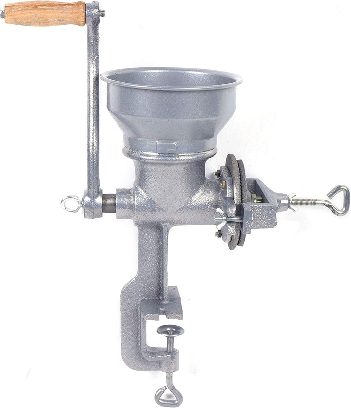 JAYEUW Handgetreidemühle Mühle Einstellbare Mahlwerk Mais Manuelle Getreidemühle für Nuss, Kaffee, G