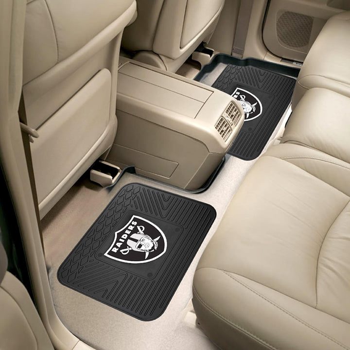 FANMATS NFL Herren Unisex Erwachsene 2 Utility Mats Oakland Raiders 14"x17" Teamfarbe, Oakland Raide
