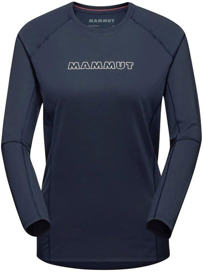 Mammut Damen Selun FL Longsleeve Women Logo T-Shirt (1er Pack) M Marine, M Marine