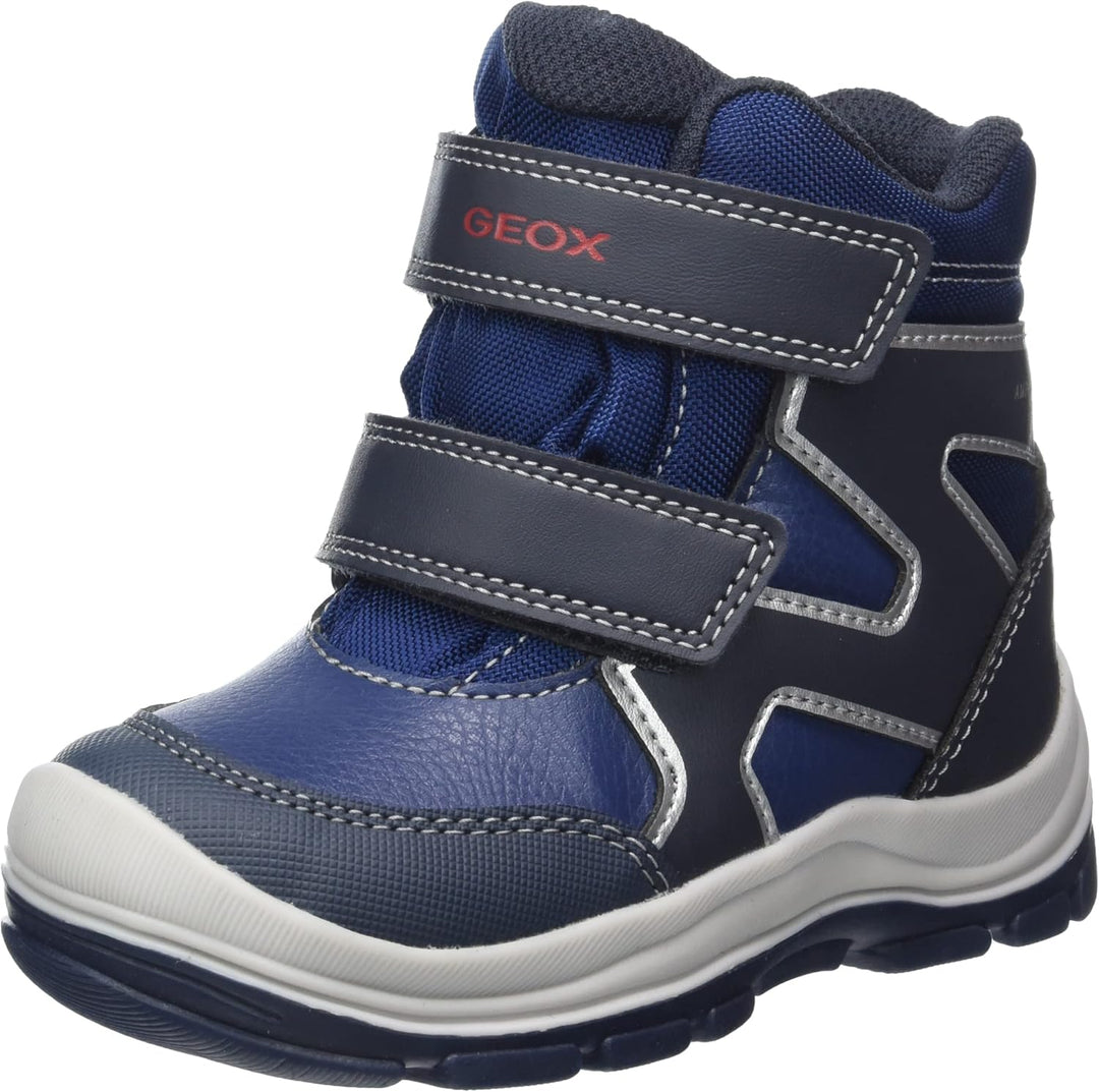 Geox Jungen B Flanfil Boy B ABX Stiefeletten 21 EU Navy Blue, 21 EU Navy Blue