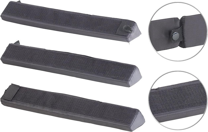 PEARL Kofferraum Halterung: 2er Pack Kofferraum-Gepäckfixierung aus Schaumstoff/Nylon,3-teilig (Befe