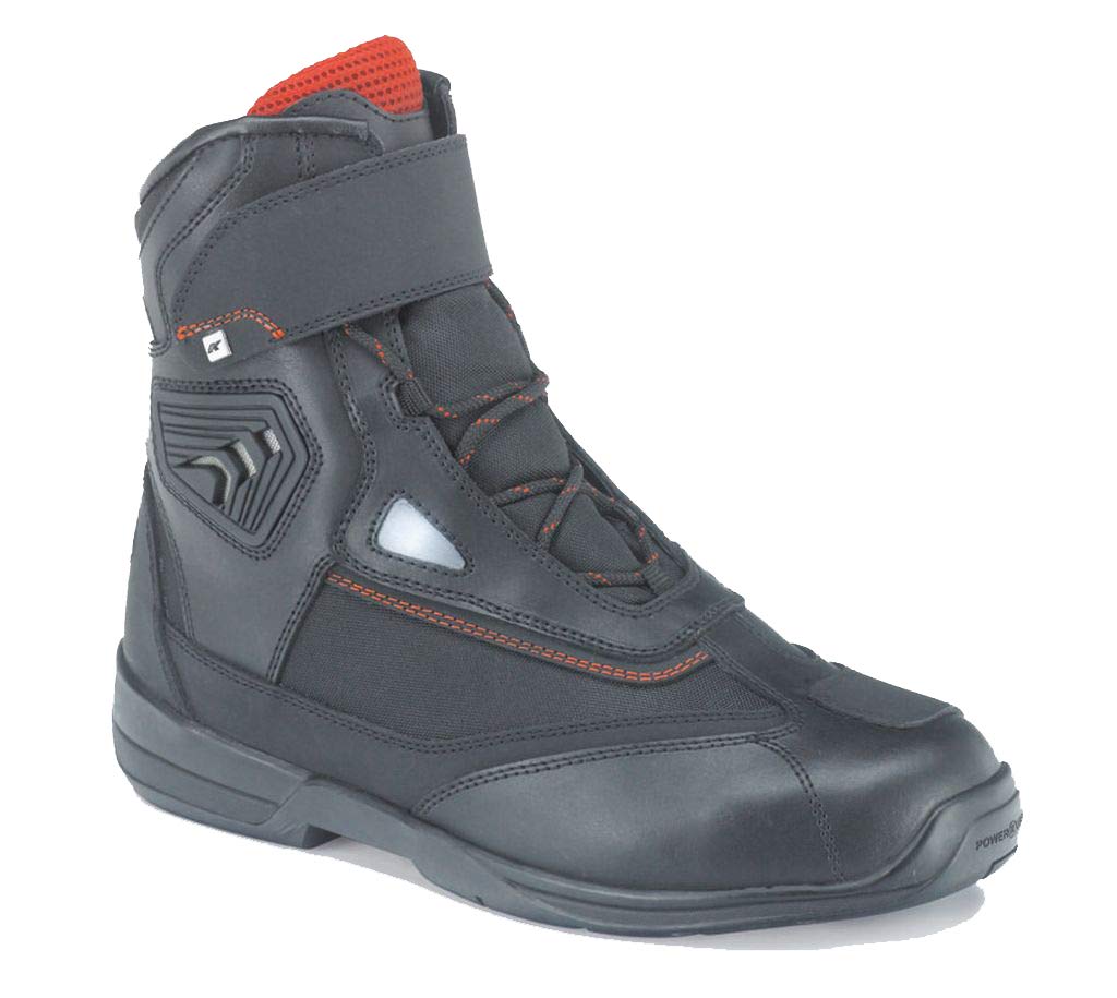 Bangla Sportlicher Motorrad Schnürstiefel Kochmann RUNNER Biker Stiefel 19 cm hoch Schwarz 42 42/47