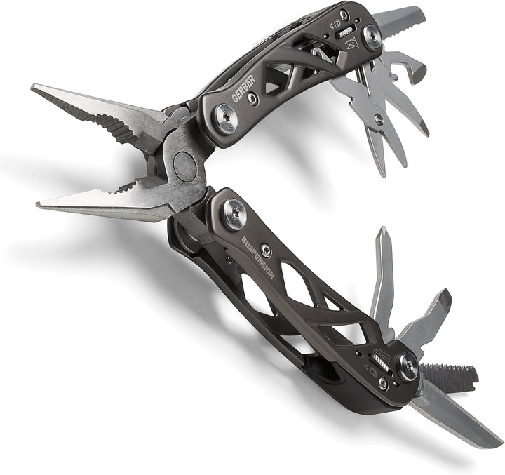 Gerber Multifunktionswerkzeug mit Nylon-Scheide und 12 Funktionen, Suspension Multi-Tool, 1003720 12