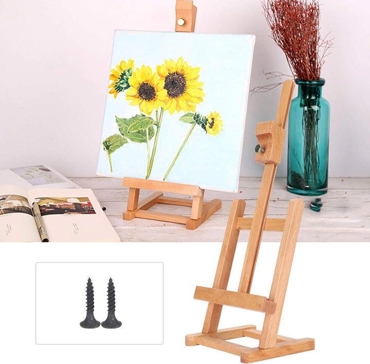 Holz Staffelei, Kleine Künstler Verstellbare Buche Desktop Malerei Display Halter Tisch Staffelei fü