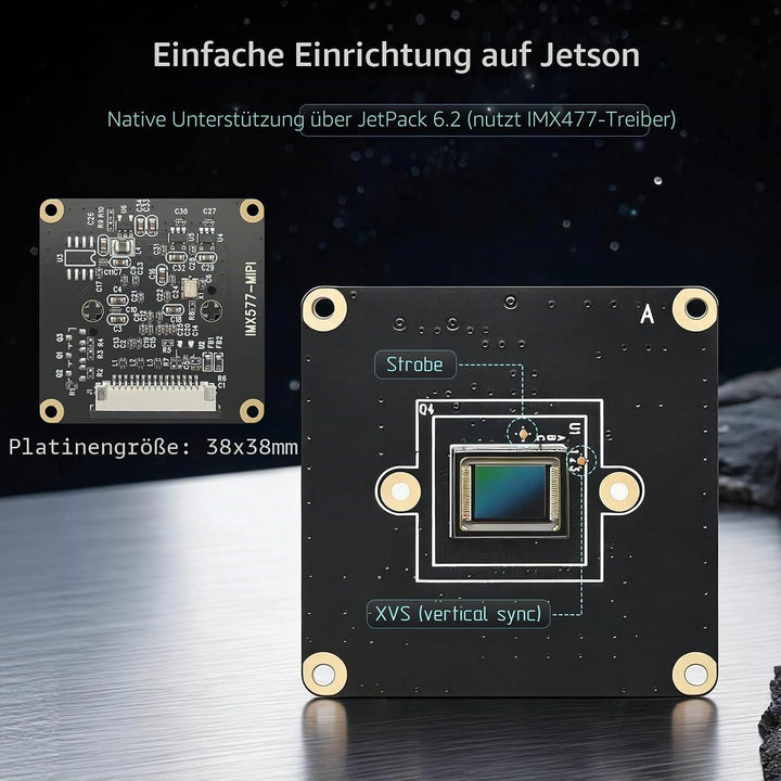 InnoMaker 12MP MIPI Kameramodul mit STARVIS IMX577 Sensor für Raspberry Pi (in Entwicklung), Jetson