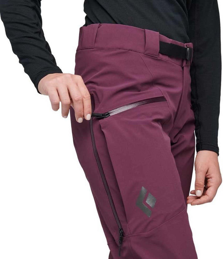 Black Diamond Damen W Recon Stretch Ski Pants Trainingshose M 5016-blackberry, M 5016-blackberry