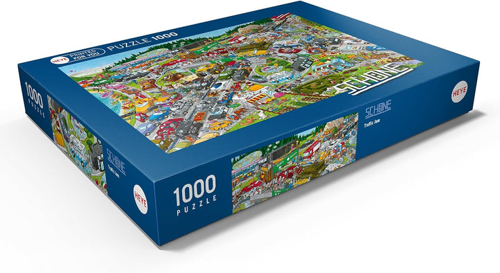 Traffic Jam - Christoph Schöne - Premium 1000 Teile Puzzle - MyPuzzle Sonderkollektion von Heye Puzz